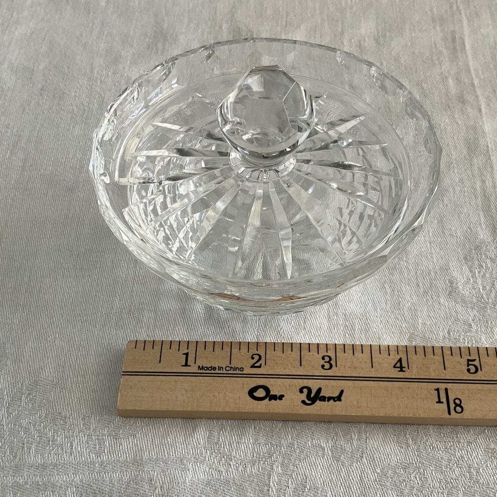 Crystal Sugar /Jam Bowl Lidded 4.5”